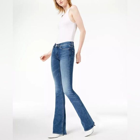 Hudson Drew Bootcut Jeans Size 29 Mid Rise Medium Blue NEW NWT $195 - Picture 15 of 16